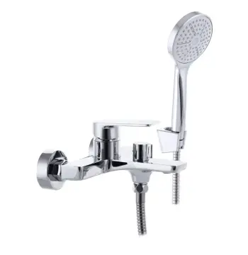 Смеситель для ванны Mixxus Premium Albert 009 латунный хромированный однорычажный с коротким изливом (MI2874)