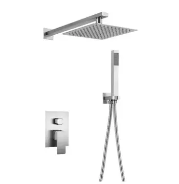 Встраиваемая душевая система MIXXUS KUB-003 Inner из нержавеющей стали однорычажная (MI5943)