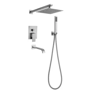 Встраиваемая душевая система MIXXUS KUB-009 Inner из нержавеющей стали на 3 режима (MI5945)