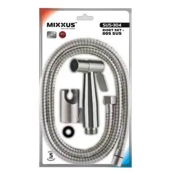 Набір для гігієнічного душу Mixxus Bidet SET-005 SUS з нержавіючої сталі SUS304 (MI5986)