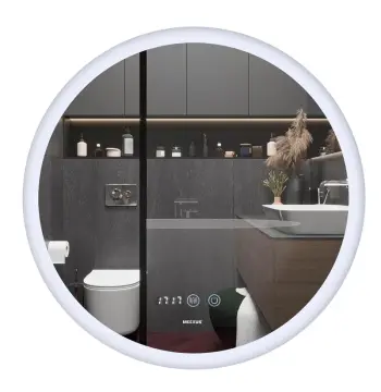 Дзеркало MIXXUS PLAIN MC10-60 з LED Touch, Anti-fog, димером, рег. яскравості, годинником (MI6013)