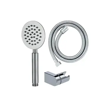 Душовий набір MIXXUS Shower SET-01.SUS з нержавіючої сталі з лійкою, шлангом та кронштейном (MI6156)