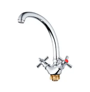 Смеситель для кухни Mixxus TLB4-722 хром двухвентильный с поворотным изливом (MI6467)