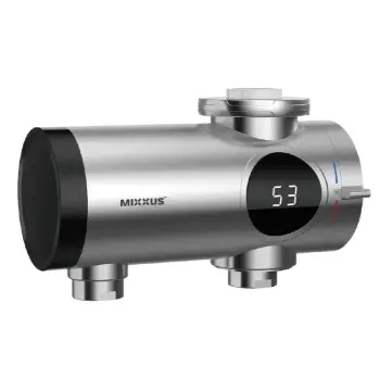 Водонагреватель 3,3 kW проточный MIXXUS Electra 770-E CHROME с индик. темп., с креплением на излив (MI6511)