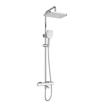 Душевая колонна Mixxus Premium VIRGO 009-J латунная с термостатом и коротким изливом на 3 режима (MI6645)