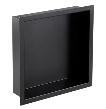 Полиця для ванної кімнати Mixxus Premium Niche-0101 Black (MI6678)