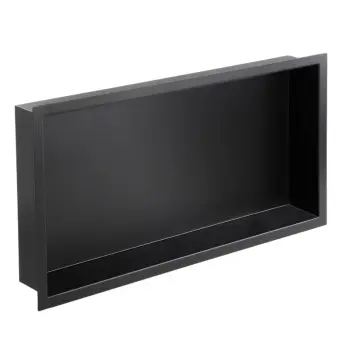 Полиця для ванної кімнати Mixxus Premium Niche-0102 Black (MI6680)