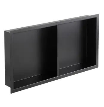 Полиця для ванної кімнати Mixxus Premium Niche-0103 Black (MI6682)