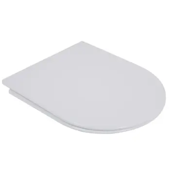 Сидіння-кришка для унітазу MIXXUS SEAT COVER BEVEL-2003 420х334х36mm дюропластове швидкознімне з мікроліфтом (MI6691)