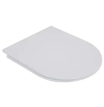 Сидіння-кришка для унітазу MIXXUS SEAT COVER WAVE-2002 420х334х36mm дюропластове швидкознімне з мікроліфтом (MI6695)