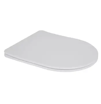 Сидіння-кришка для унітазу MIXXUS SEAT COVER ELLIPSE-2001 455х380х60mm дюропластове швидкознімне з мікроліфтом (MI6719)