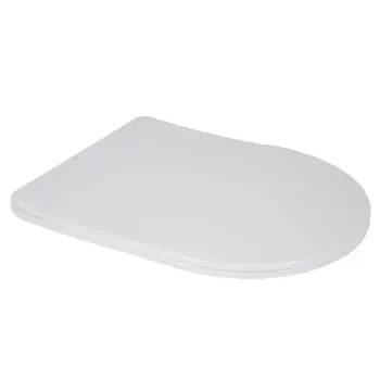 Сидіння-кришка для унітазу MIXXUS SEAT COVER BEVEL-2004 560х363х30mm дюропластове швидкознімне з мікроліфтом (MI6730)