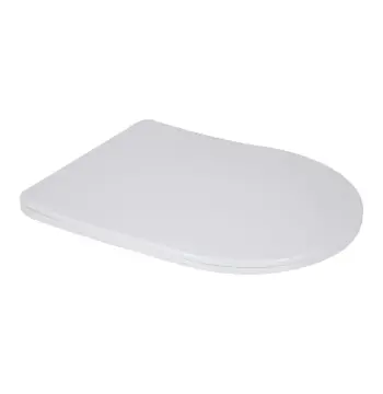Сидіння-кришка для унітазу MIXXUS SEAT COVER BEVEL-2006 460х360х40mm дюропластове швидкознімне з мікроліфтом (MI6733)