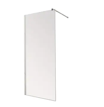 Душевая перегородка Mixxus Premium FLAT SP01-80x200-TR Chrome Walk-In прозрачное стекло 8мм (MI6849)