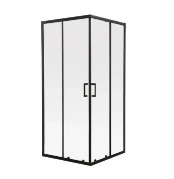 Душевая кабина без поддона Mixxus Premium DIVERSE SC02-90x90x195-TR Black прозрачное стекло 5мм (MI6862)