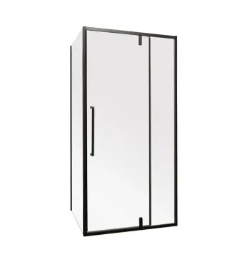 Душова кабіна без піддону Mixxus Premium BEVEL SC01-120x80x195-TR Black прозоре скло 6мм (MI6872)