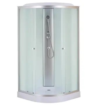 Бокс душевой без гидромассажа Mixxus STRONG SB02-90x90x215-FB SATIN с низким поддоном (MI6886)