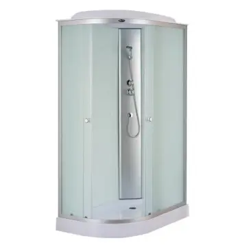 Бокс душевой без гидромассажа Mixxus WAVE SB02-120x80x215-R-FB SATIN с низким поддоном (MI6893)