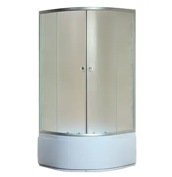 Душевая кабина с высоким поддоном Mixxus PLAIN SCT01-90x90x195-FB SATIN матовое стекло 4мм (MI6894)