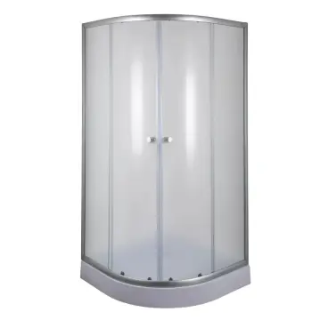 Душевая кабина с низким поддоном Mixxus PLAIN SCT02-90x90x195-FB SATIN матовое стекло 4мм (MI6896)