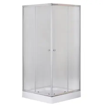 Душевая кабина с низким поддоном Mixxus CUBIC SCT01-90x90x195-FB CHROME матовое стекло 4мм (MI6903)