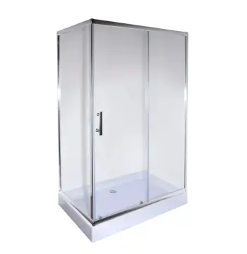 Душова кабіна з низьким піддоном Mixxus HARD SCT01-100x90x198-TR CHROME прозоре скло 5мм (MI6909)