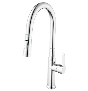 Смеситель для кухни Mixxus Premium PULL 014 латунный хром с выдвижным изливом (MI6958)