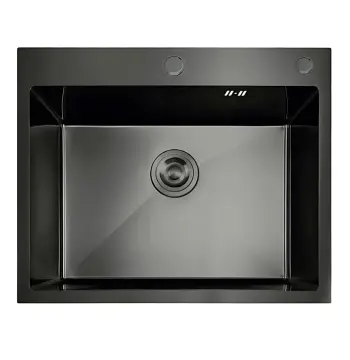 Мойка из нерж. стали MIXXUS MH5843 DECOR GRAPHITE (3.0/0.8) (Цвет графит) (MI7042)