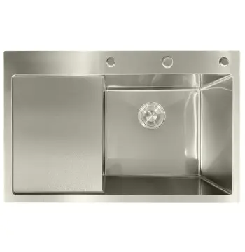 Мойка из нерж. стали MIXXUS MH7849R NANO-SILVER (3.0/0.8) (Цвет нерж) (MI7050)
