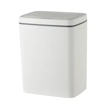 Мусорное ведро сенсорное прямоугольное MIXXUS WAVE-TC0110 WHITE 10 л (цвет белый) (MI7073)