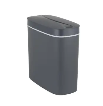 Мусорное ведро сенсорное овальное MIXXUS FLAT-TC0109 GRAPHITE 9 л (цвет графит) (MI7075)