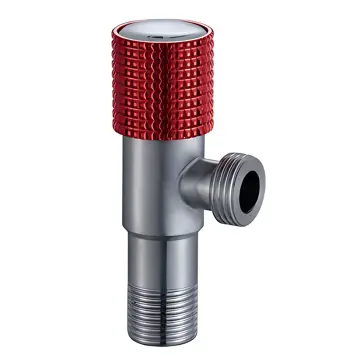 Кран для подключения сантехприборов MIXXUS VAL-09-1/2x1/2 из нерж. стали SUS304 (Цвет красный) (MI7098)