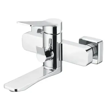 Смеситель для ванны Mixxus Wilson 009 Euro хромированный с коротким поворотным изливом (MI7130)