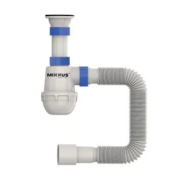 Сифон для кухні MIXXUS SK-01-A 1 1/2"x40 з литим випуском 40*40/50 (MI8190)