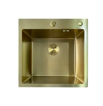Мойка из нерж. стали MIXXUS MH5050 MICRO DECOR BRUSHED GOLD (3.0/0.8) (Цвет матовое золото) (MI8214)