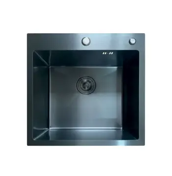 Мойка из нерж. стали MIXXUS MH5050 MICRO DECOR BLACK (3.0/0.8) (Цвет черный) (MI8215)
