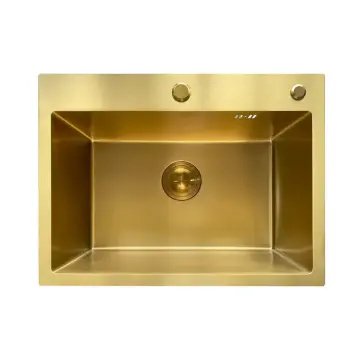 Мойка из нерж. стали MIXXUS MH5843 MICRO DECOR BRUSHED GOLD (3.0/0.8) (Цвет матовое золото) (MI8218)
