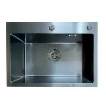 Мийка з нерж. сталі MIXXUS MH5843 MICRO DECOR BLACK (3.0/0.8) (колір чорний) (MI8219)