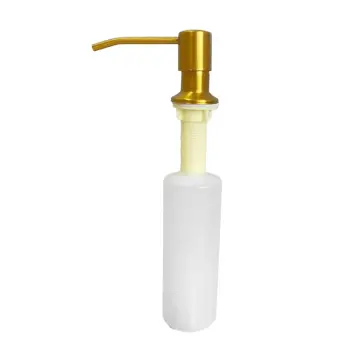 Диспенсер для моющих средств врезной MIXXUS DIS-01.SUS BRUSHED GOLD из нерж. стали SUS304 (300 мл) (Цвет матовое золото) (MI8224)