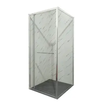 Душевая кабина без поддона Mixxus Premium Quadro SC01-90x90x195-TR Chrome прозрачное стекло 6мм (MI8290)