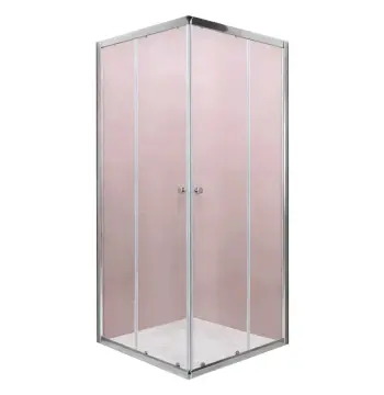Душевая кабина без поддона MIXXUS CUBIC SC01-90x90x185-TR CHROME прозрачное стекло 4мм NEW (MI8366)