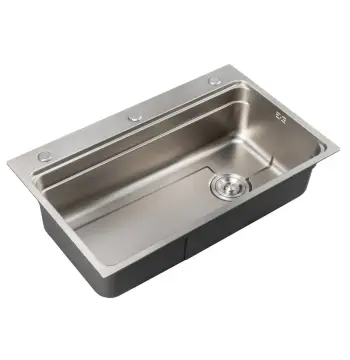 Мойка из нерж. стали MIXXUS MS7546-SET-01 MICRO DECOR SS COLOR (3.0/0.8) комплект (цвет нержавейка) (MI8391)