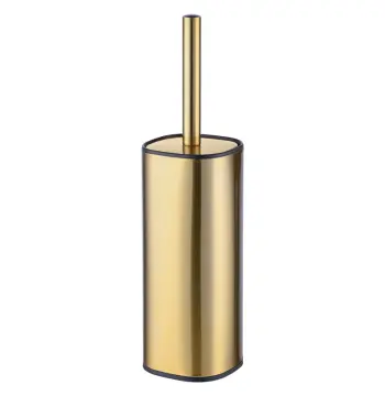 Йоржик для унітазу підлоговий MIXXUS PREMIUM QUADRO-TB0201 BRUSHED GOLD (колір матове золото) (MI8395)