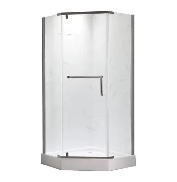 Душевая кабина с низким поддоном Mixxus LINES SCT01-90x90x198-TR Graphite NEW прозрачное стекло 6мм (MI8429)