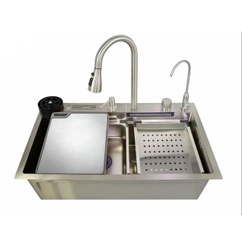 Мойка многофункциональная со встроенным смесителем MIXXUS MH7546-SET-08 DECOR SS COLOR из нерж. стали (MI8457)