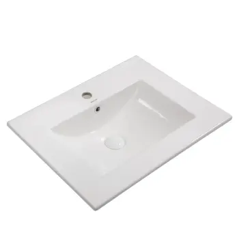 Раковина мебельная MIXXUS PREMIUM CUBIC-1501 610х460х170mm (отверстие под смеситель, перелив) (MP6495)