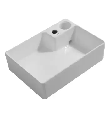 Раковина накладная MIXXUS PREMIUM STYLE-0201 520х375х140mm (донный клапан, отверстие под смеситель) (MP6511)