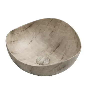 Раковина накладна MIXXUS PREMIUM WAVE-0103 MARBLE 380х380х170mm (MP6532)