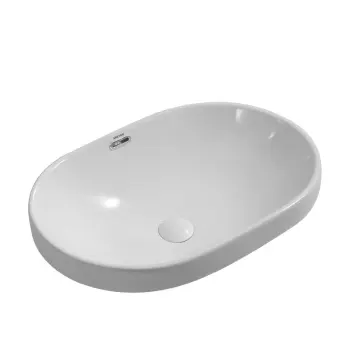 Раковина врезная на столешницу MIXXUS PREMIUM ELLIPSE-1601 600х400х190mm (перелив) (MP6569)