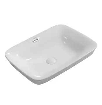Раковина врезная на столешницу MIXXUS PREMIUM STYLE-1601 590х420х180mm (перелив) (MP6570)